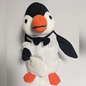 Walt Disney Mary Poppins Penguin Bean Bag Plush 6" Vintage 90s